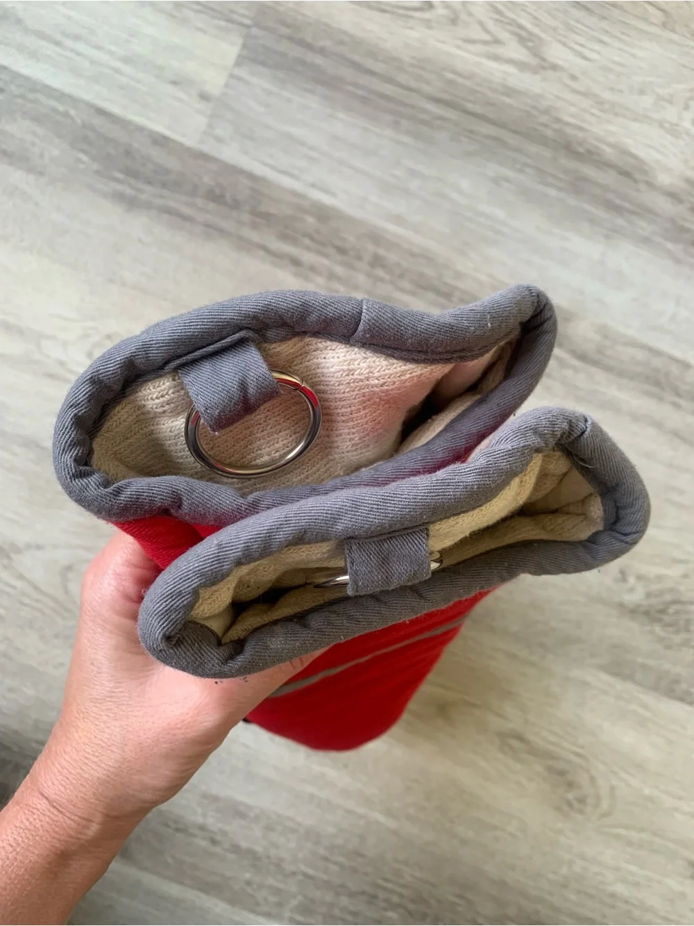 Cuisinart Red Oven Mitts with non slip silicone grips -pair